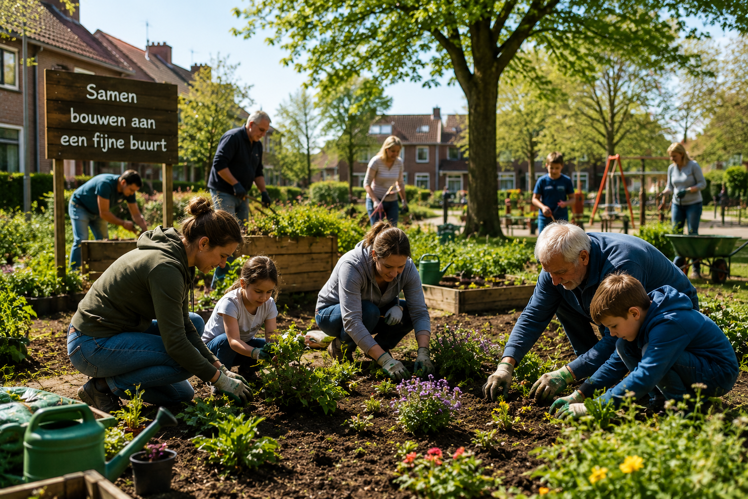 Hoe burgerinitiatieven buurten sterker maken en de leefomgeving verbeteren